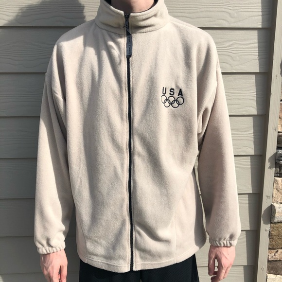 Vintage Other - Cream USA Olympics Fleece
